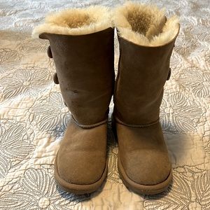 UGG CALF HIGH LEATHER BOOTS SZ 13 US